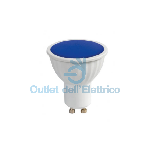 LED ITALIA GU10LEDBLUE7W LAMPADA LED BLUE 7W GU10 230VAC