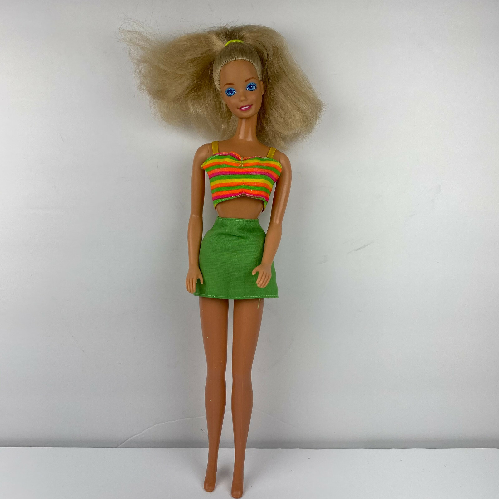 Barbie Fashion Doll Blonde Dressed by Mattel Vintage 80's