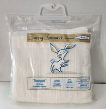 Vintage Chatham Bunny Esmond Mid Century 50s 60s Baby Blanket 36x50" NEW NOS
