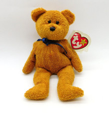 TY Beanie Baby Fuzz Bear (1998) With Tag