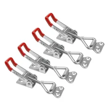 4Pack Pull Latch Clamp, Heavy Duty Toggle 220lbs Capacity, Adjustable Quick Draw
