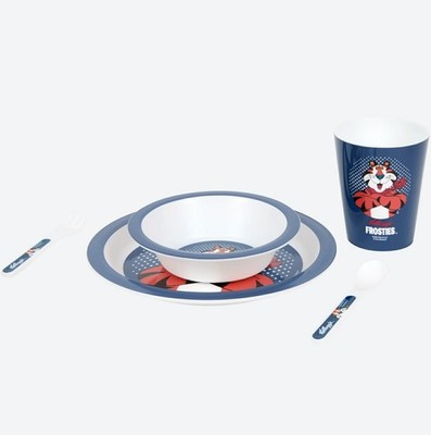 Kellogg's Kindergeschirr Set, Frühstücksset Kinder, 5-teilig