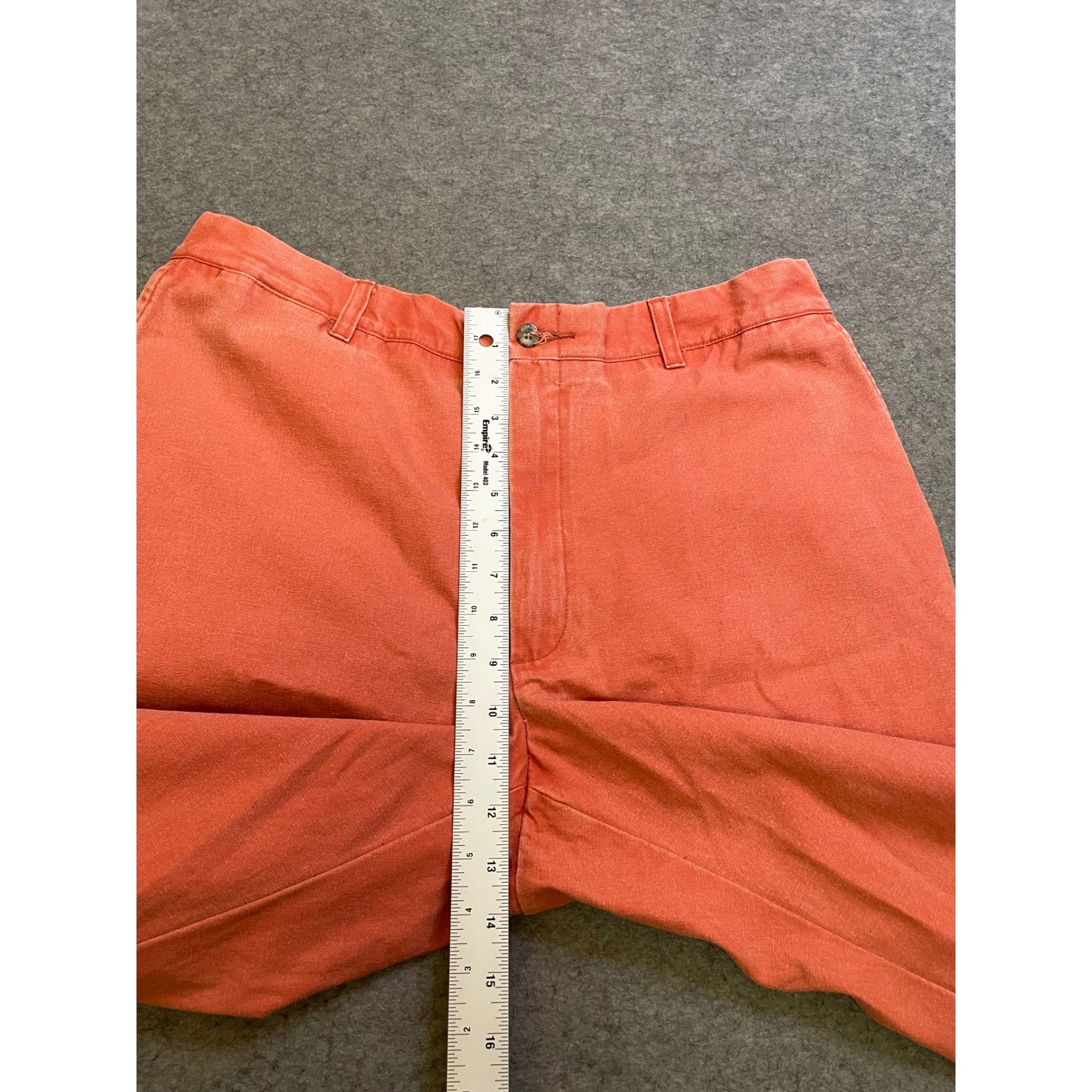 Murray's Toggery Shop Nantucket Reds Collection Orange Cotton Chinos Pants Sz 36
