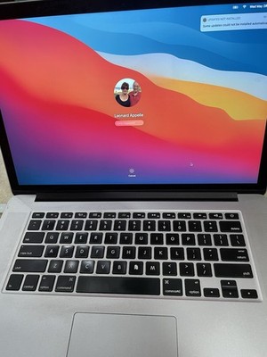 MacBook apple Pro 15-inch Silver