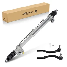 Steering Rack & Pinion W/Outer Tie Rods For Chevy Trailblazer GMC Envoy SSR SAAB