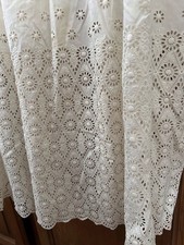 Beautiful c1900 Antique Victorian Edwardian Cotton Eyelet Lace Nightgown