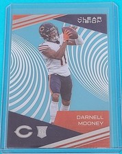 2020 Chronicles Clear Vision Rookies RC #CV-21 Darnell Mooney Football Card U4