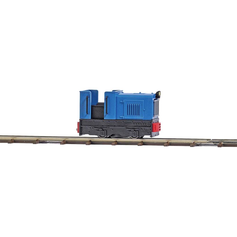 Locomotive diesel H0f Busch 12116 pour décor de réseau de mine
