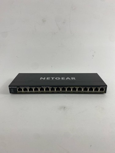 NETGEAR 16-Port PoE+ Gigabit Ethernet Unmanaged Essentials Switch (GS316PP) - Picture 2 of 9