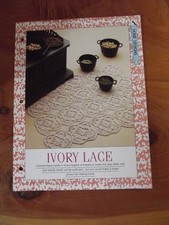 CROCHET PATTERN IVORY LACE HOME DESIGNS CREATIVE NEEDLES 1991  * MUST SEE *