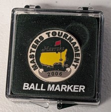Vintage 2006 Masters Golf Tournament Ball Markers