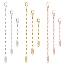 9Pcs Anklet Extender, Mabor Removable Necklace for Women Necklace Extenders S...