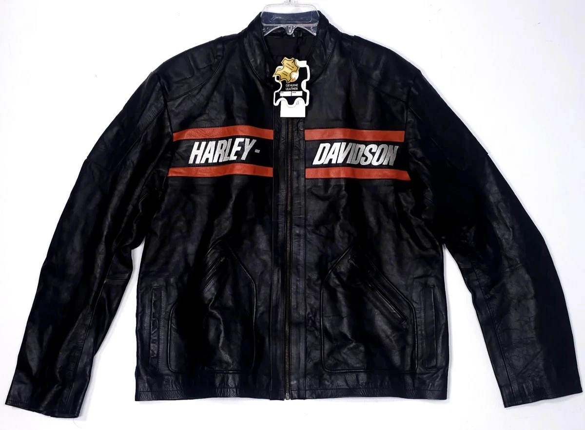 harley davidson leather racing jacket products for sale | eBay