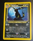 Pokémon Umbreon  Edition Holo Rare Neo Discovery 13/75 Card 80 HP Stage 1