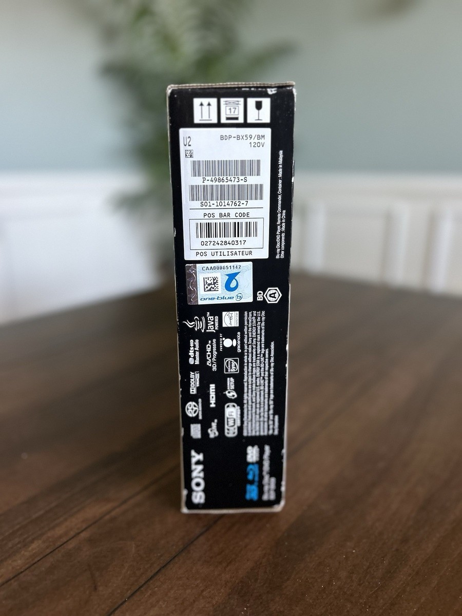 Sony BDP-BX59 Blu-Ray Player for sale online | eBay