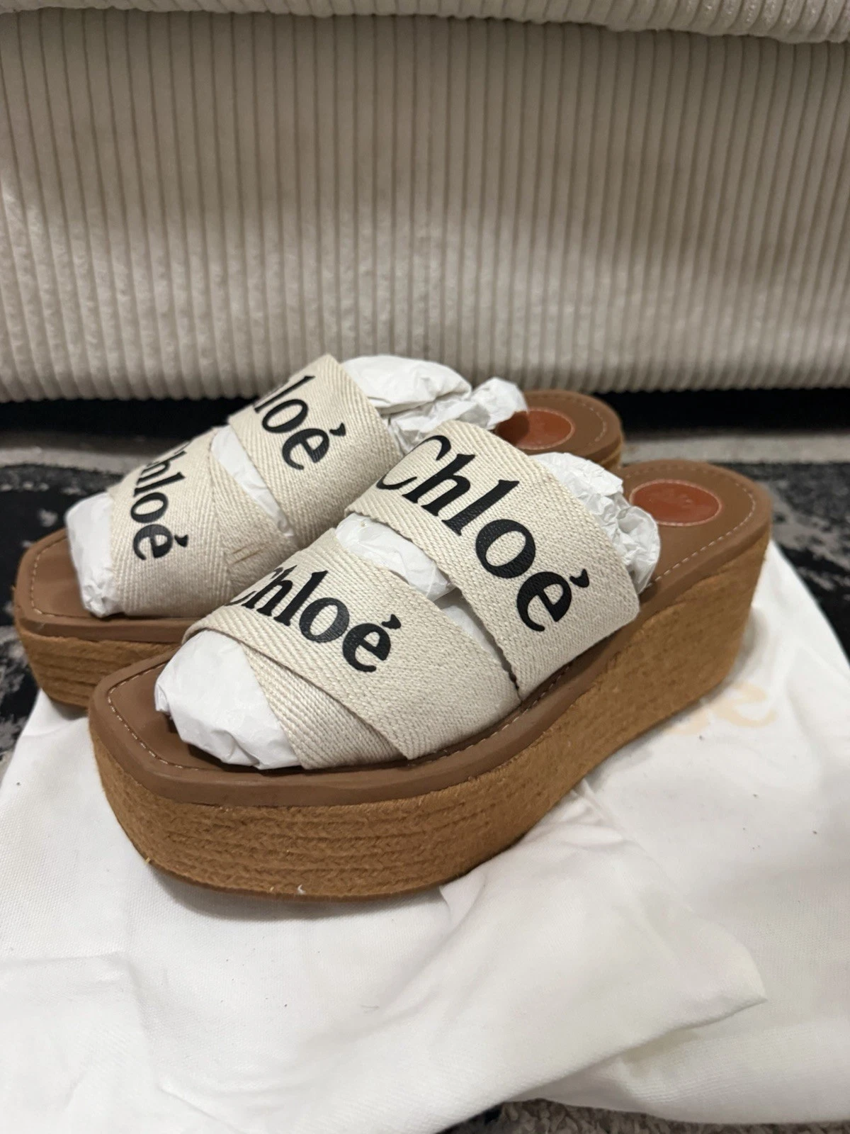 Chloe — Chloe Woody Wedge Espadrilles Women's