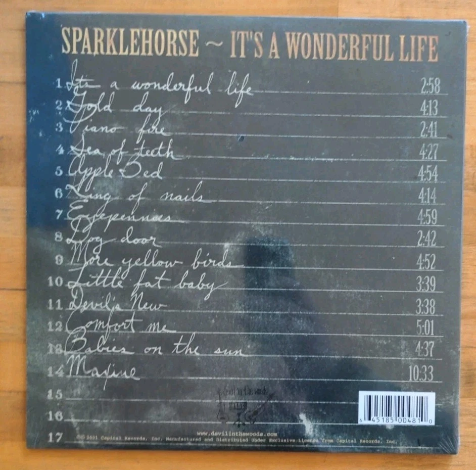 SPARKLEHORSE - It's A Wonderful Life -2001 FIRST EDITION Vinyl LP - SEALED MINT - Image 2 of 2