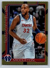 2025-26 Topps Chrome Khris Middleton #204 Yellow Basketball Refractor /275