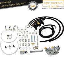 New Universal Brake Booster Master Hydro-boost Power Cylinder Discdisc Hose Kit