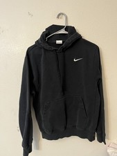 Nike Club Fleece Pullover Hoodie CJ1611-010 - Black, Men  s Small