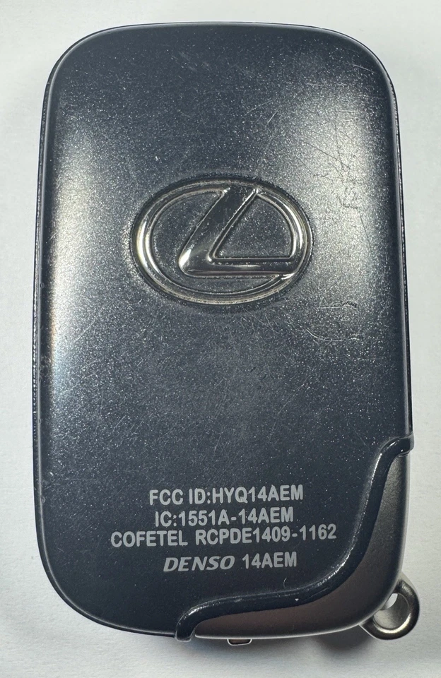 Unlocked OEM Lexus ES350 ISC IS250 IS350 Smart Key HYQ14AEM Uncut Emergency Key - Image 2 of 4