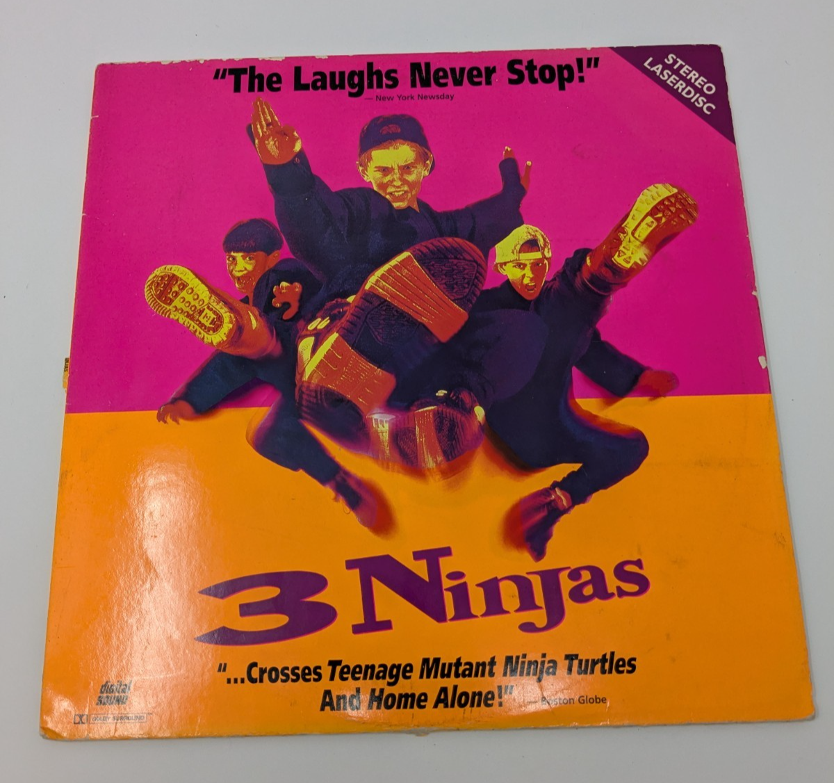 ☆3KIDS☆ 3 Ninjas (Laserdisc 1992 UNTESTED) Victor Wong Max Elliott Slade