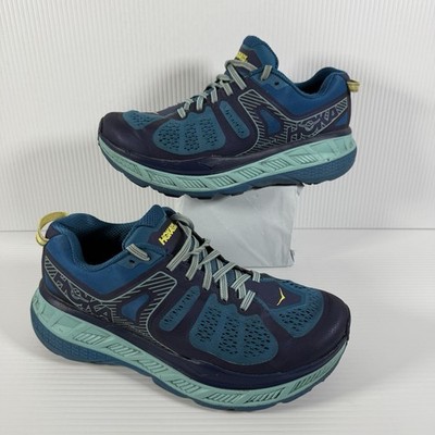 Hoka One One Womens 10 US Blue Stinson Atr 5 Seaport Aqua Running Shoes