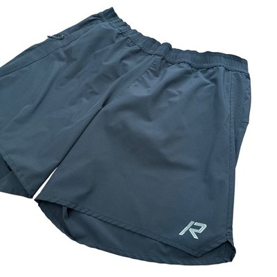 Rukka Running Shorts Mens Large L Black Athletic Training Performance 11'' Inseam