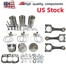 3tnv80 Overhaul Rebuild Kit+rod For Yanmar Engine 324 325 424 425 Tractor