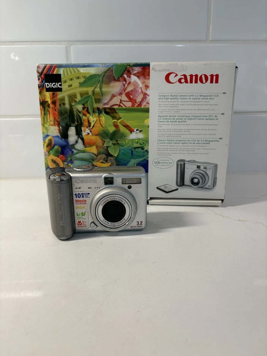 Canon PowerShot A70 Digital Cameras for Sale | Shop New & Used