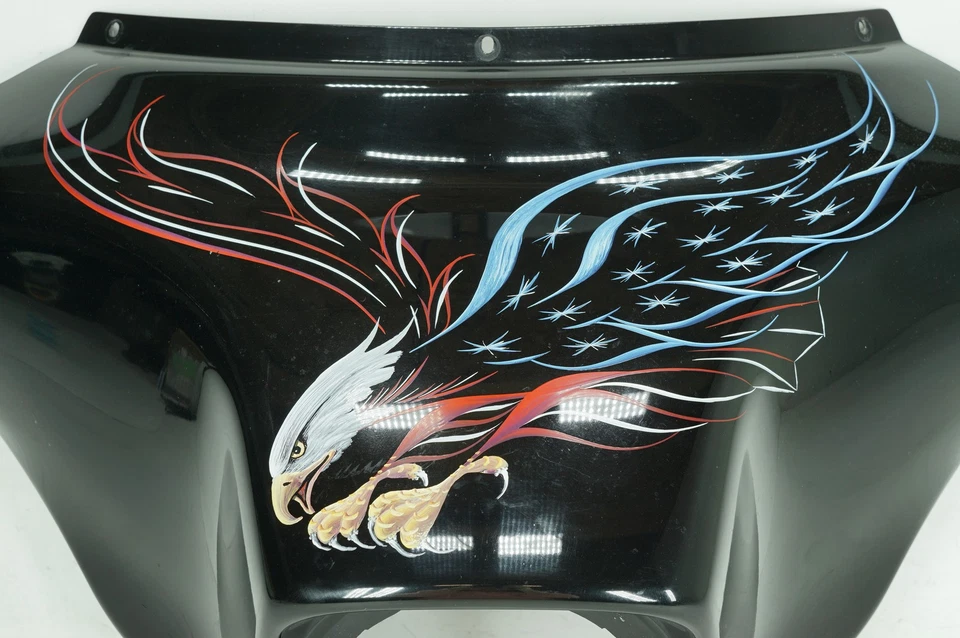 Carenado exterior delantero rayado Harley Touring Street Glide 08 OEM Foto 3 de 4