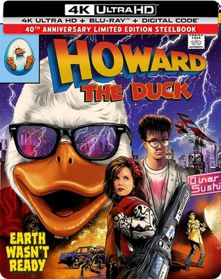 Howard the Duck - 40th Anniversary 4K UHD Blu-ray Steelbook NEW