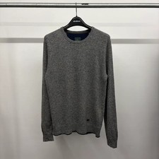Men's Round Neck Knitted Sweater Silk Wool Blend