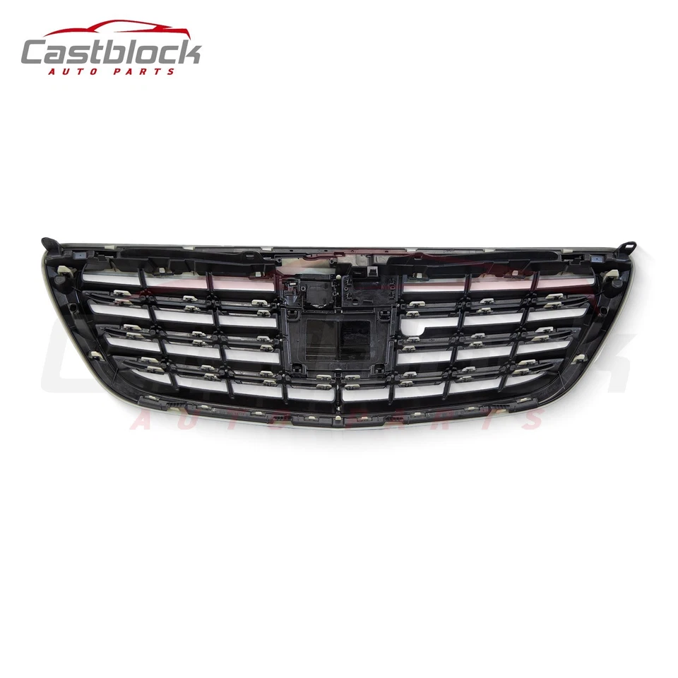 For 2014-2020 Mercedes Benz S560e W222 S450 S63 AMG Black Front Bumper Grille - Image 2 of 4