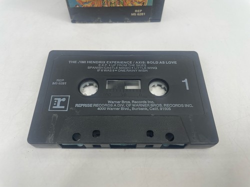 Jimi Hendrix Axis Bold As Love Cassette (REP M5 6281) w/ Slip Case Vintage - Picture 2 of 9