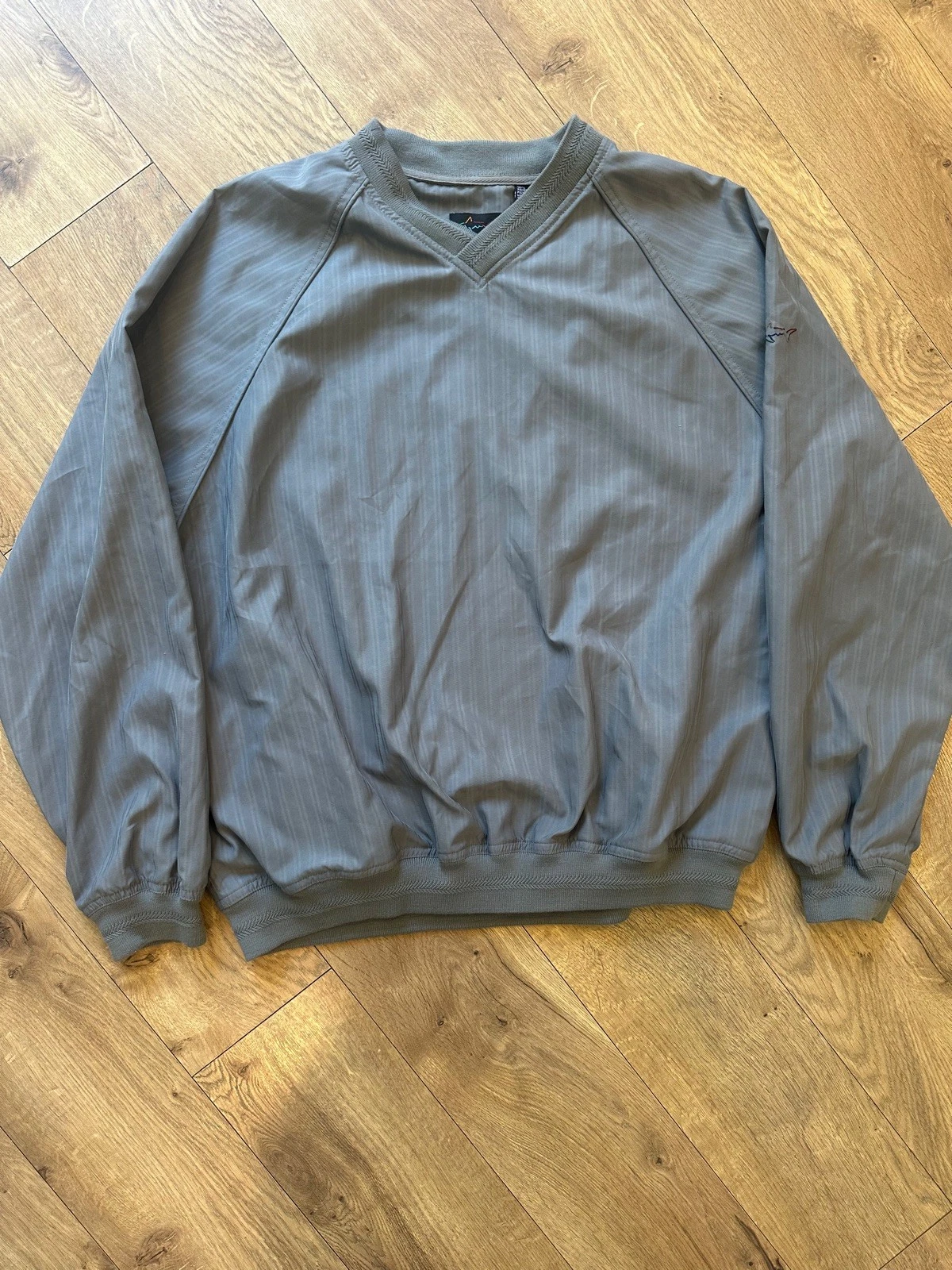 Greg Norman Collection gray Pullover Windbreaker Golf Jacket Waterproof medium
