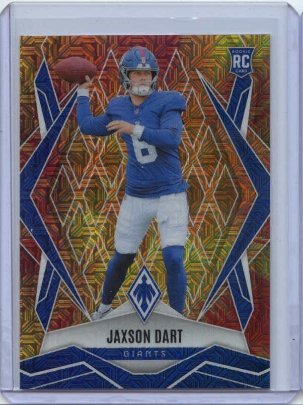 2025 Panini Phoenix Premium Box Set JAXSON DART #200 RC FIREBURST 222/350