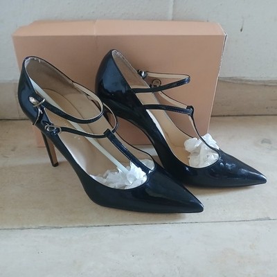 PUMPS VON PIERRE DARRÉ SCHWARZ LACK GR. 41 mit OVP