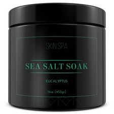 Mineral Sea Salt Soak - Eucalyptus   16oz 453gr 
