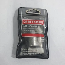 Craftsman 4-pc. Adapter Set 4235 1/4x3/8 3/8x1/4 3/8x1/2 1/2x3/8 NOS