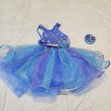 Weissman Blue Mint Sequin Tulle Hair Clip Ballet Dance Leotard Costume Girl SC