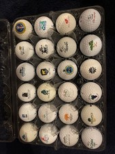 Lot of 24 Collectible Souvenir Golf Balls - All with Logos - Various Courses