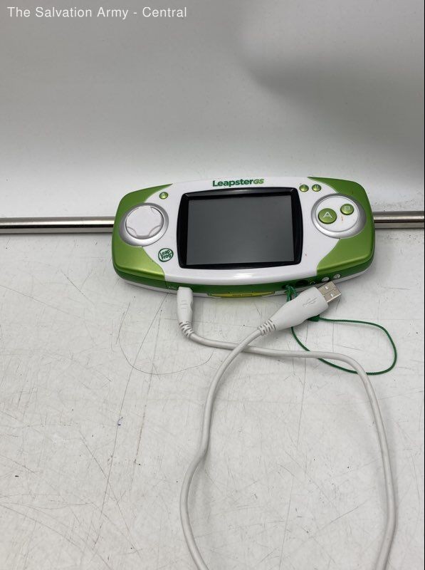 LeapFrog Leapster GS Green White Sesame Street Handheld Video Game Console