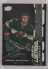 2018-19 SPx UD Black Lustrous Rookies Auto Jordan Greenway #LR-JG Auto 0p7m