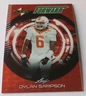 Dylan Sampson 2025 Leaf Flash Super Red Flood Gold Rookie 1/1 👀 Cleveland Vols