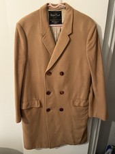 Vintage Stein Bloch Men  s 100 Royal Imperial Cashmere Overcoat Coat 42R 21  x38  
