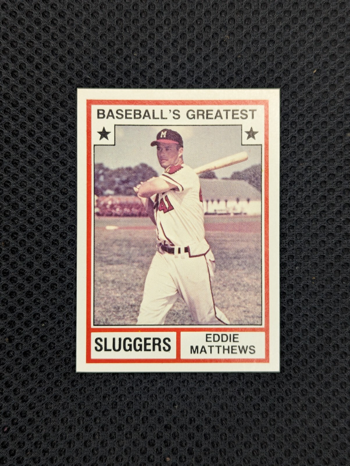 1982 TCMA Baseball's Greatest Sluggers 19827 Eddie Mathews Milwaukee Braves eBay