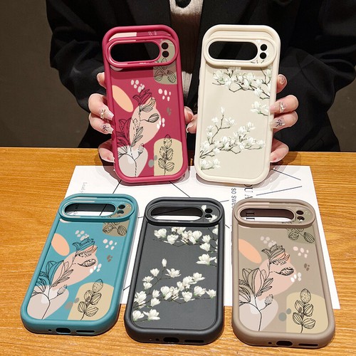 Flowers Printed Soft Case For Google Pixel 9 Pro XL 8A 8 Pro 7A Silicone Cover - Picture 6 of 18