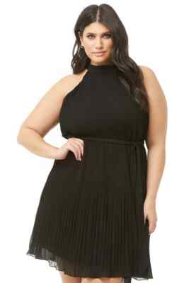black accordion pleated dress Laxmi Accordion Pleat Maxi Dress Black main image 0
