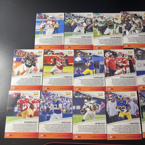2022 Donruss Elite Football Full Throttle NEAR Complete Set 17 Of 25 Cards - Picture 5 of 6